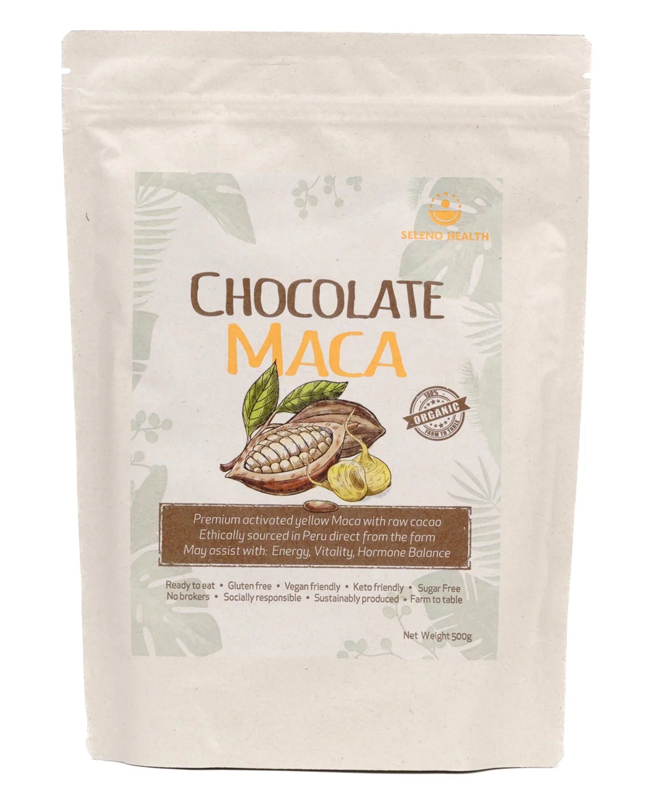Organic Activated Chocolate Maca 500G
