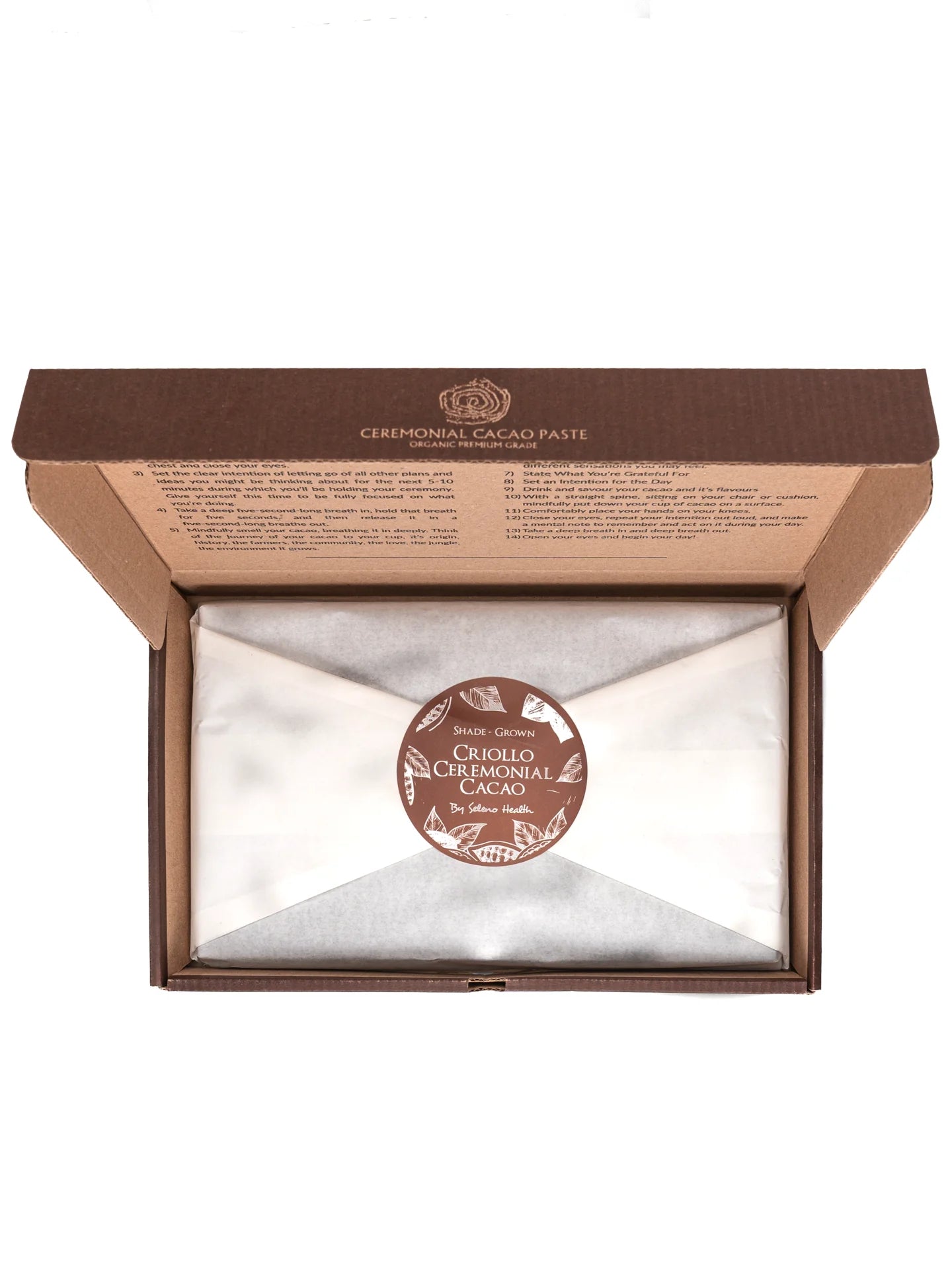 AMARU CEREMONIAL CACAO BLOCK 1KG (SERPENT)