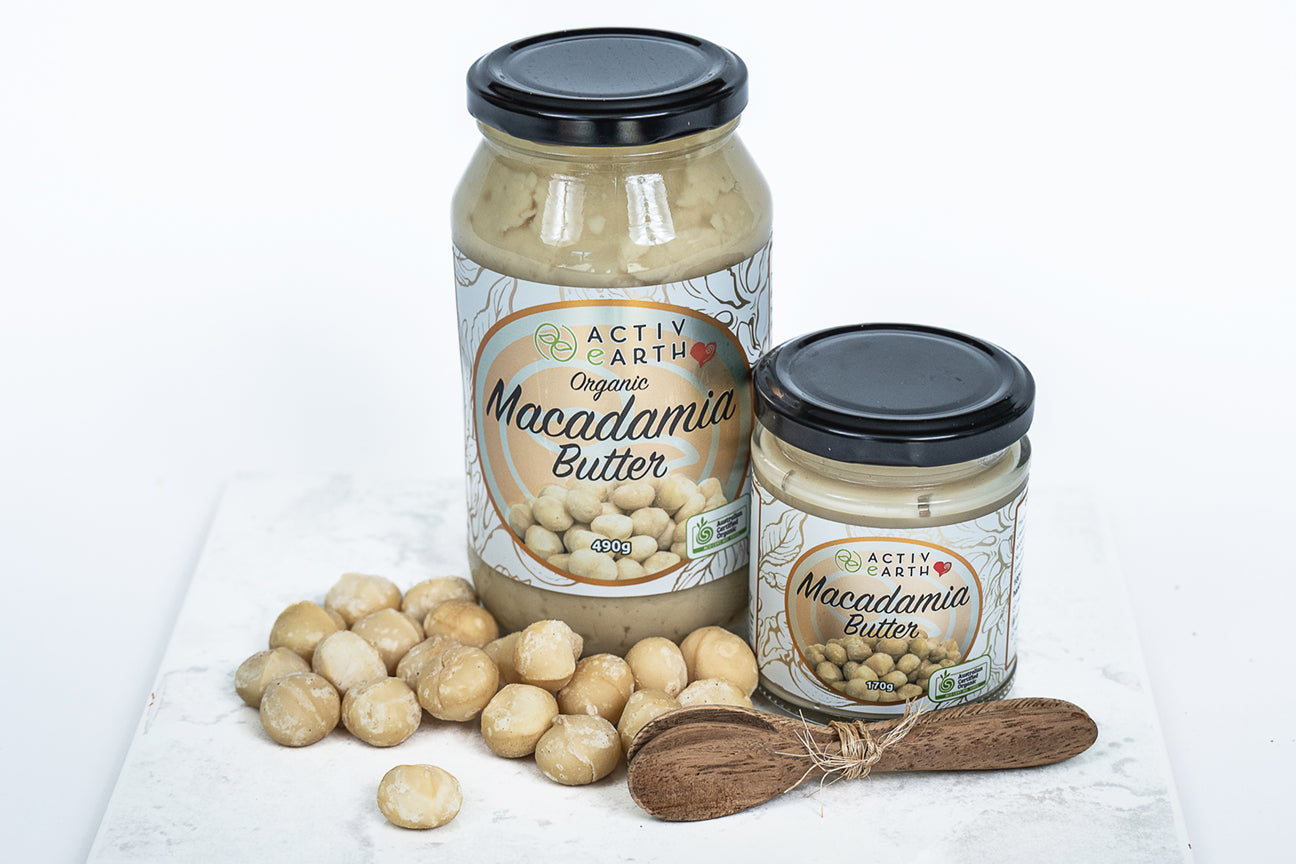 Stone Ground Organic Macadamia Butter