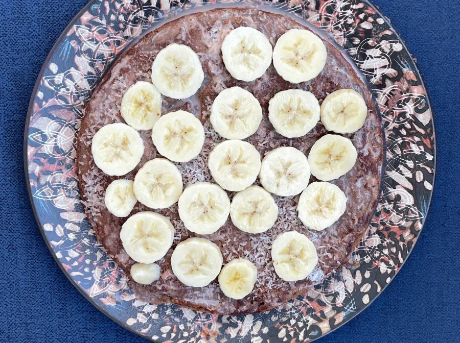 Banana Chocolate Raw Cake@2x